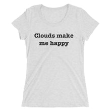 Clouds Make Me Happy - Ladies' short sleeve t-shirt